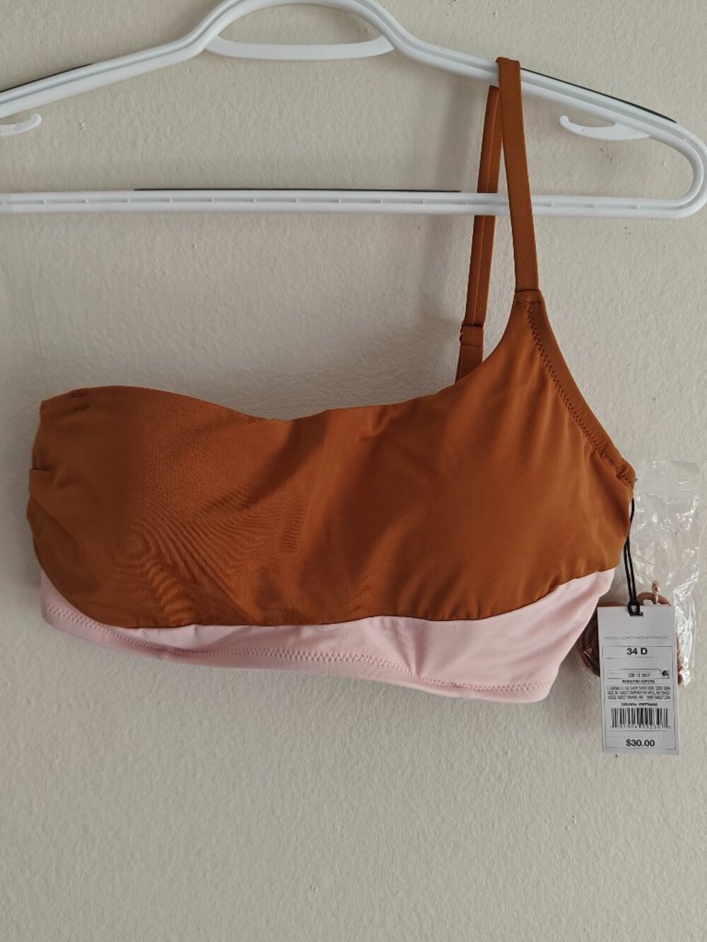 WOMEN'S SHADE & SHORE UNDERWIRED BIKINI TOP (34D)